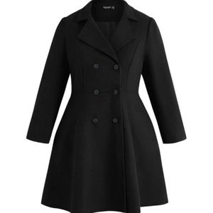 SHEIN Double Breasted Overcoat. Brand New.      Size 20  4XL